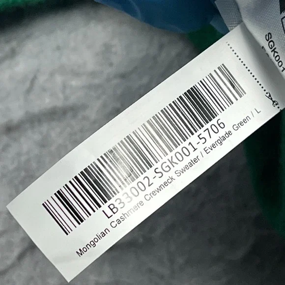 Quince Sweater Women's Large Green Mongolian 100% Cashmere Crewneck Pullover Top - Picture 8 of 11